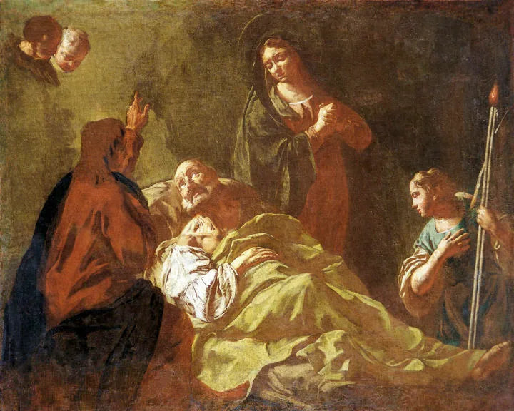 Josephs död - Giovanni Battista Piazzetta
