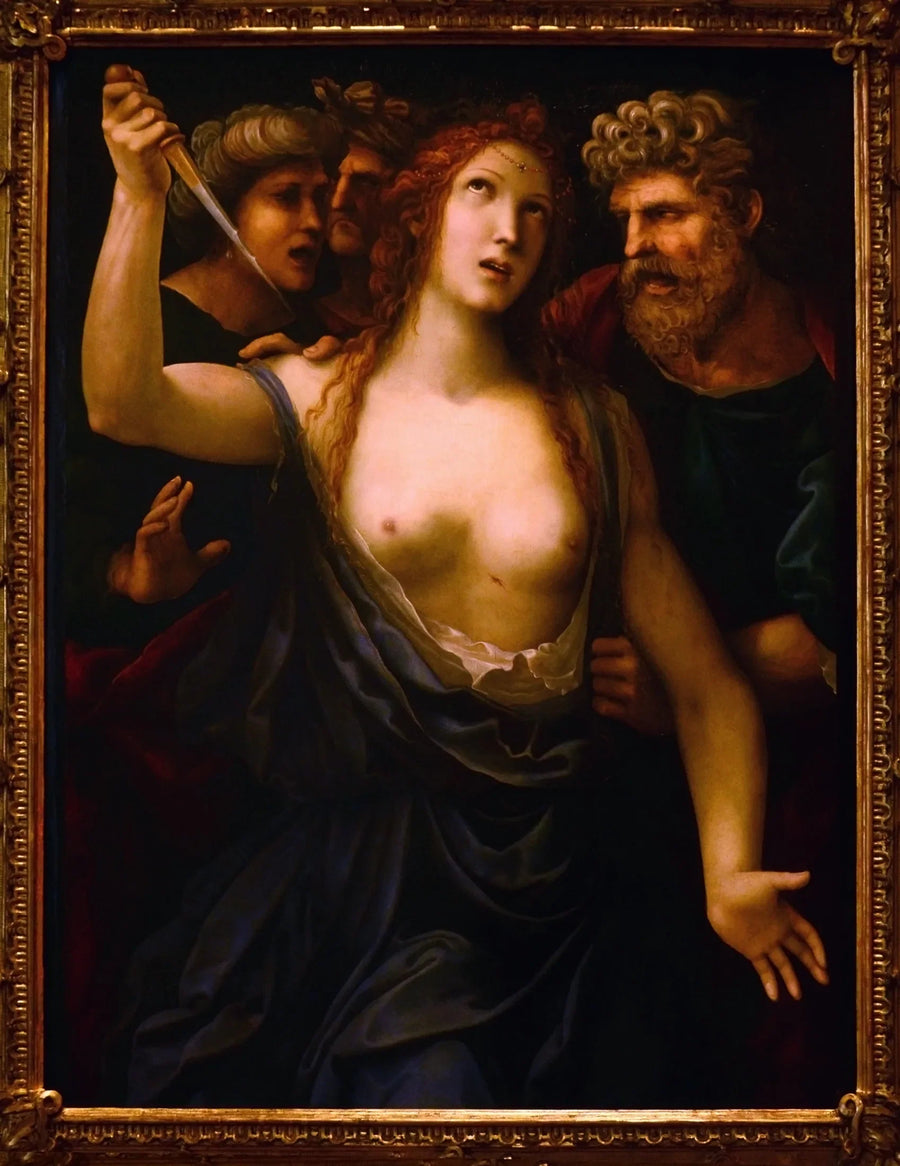 Lucrèce död - Il Sodoma (Giovanni Antonio Bazzi)