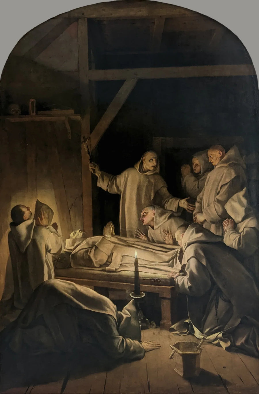 Saint Bruno:s död - Eustache Le Sueur