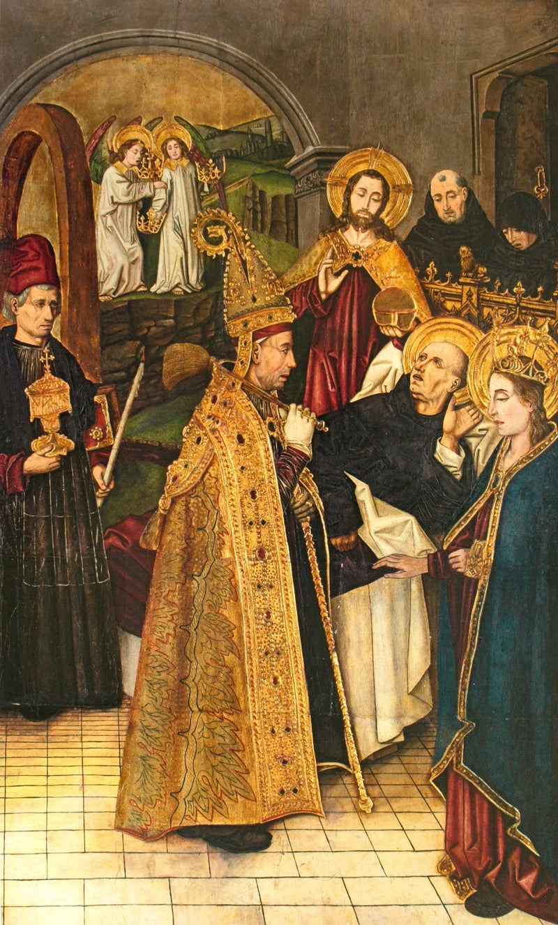 Saint-Domingues död av Silos - Bartolomé Bermejo
