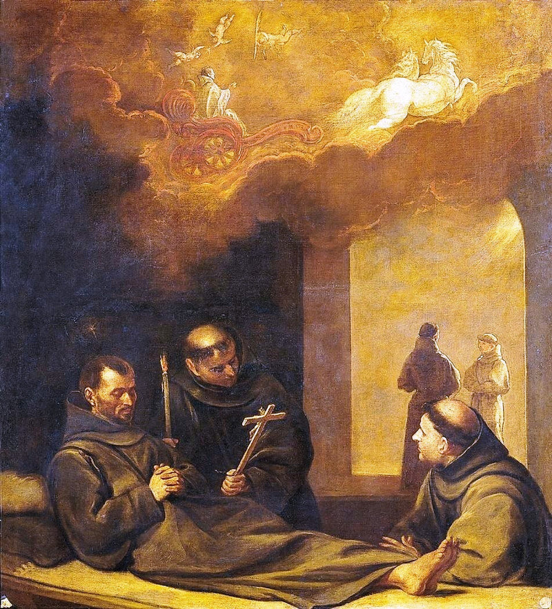 Död av helige Franciskus av Assisi - Alonso Cano