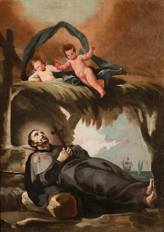 Sankt Franciskus Xaviers död - Francisco de Goya