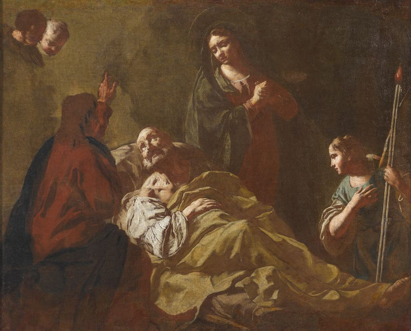 Död av helige Josef - Giovanni Battista Piazzetta