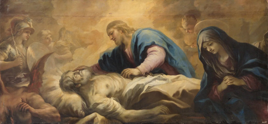 Död av helige Josef - Luca Giordano