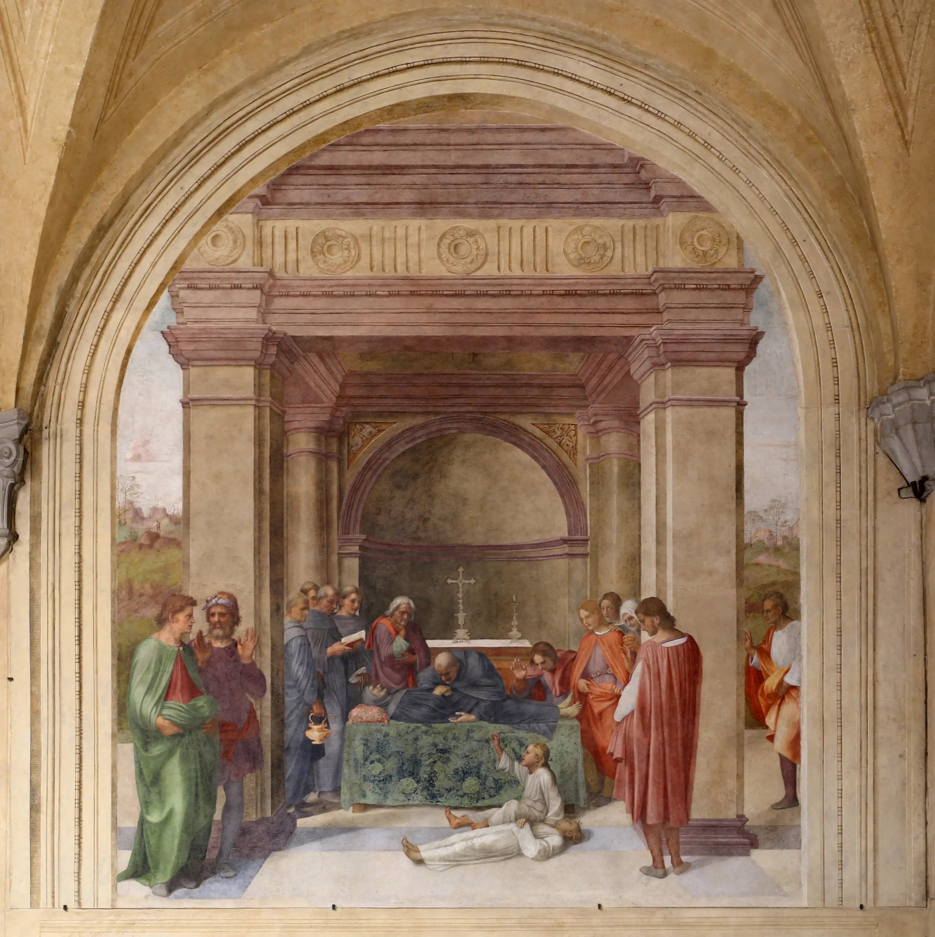 Mort de saint Philippe Benizi et résurrection d’un enfant - Andrea del Sarto - Alpha Reproduction