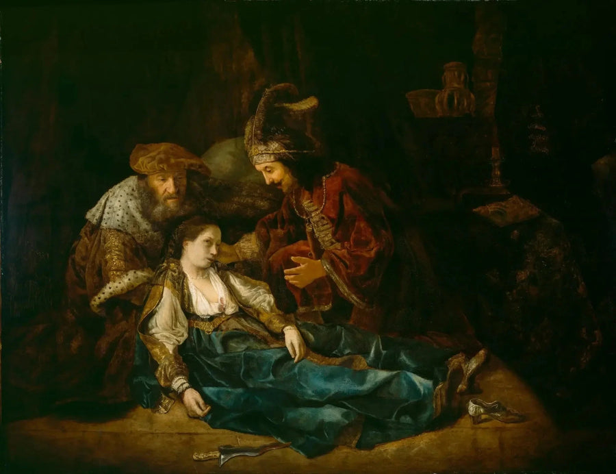 Lucretias död - Rembrandt
