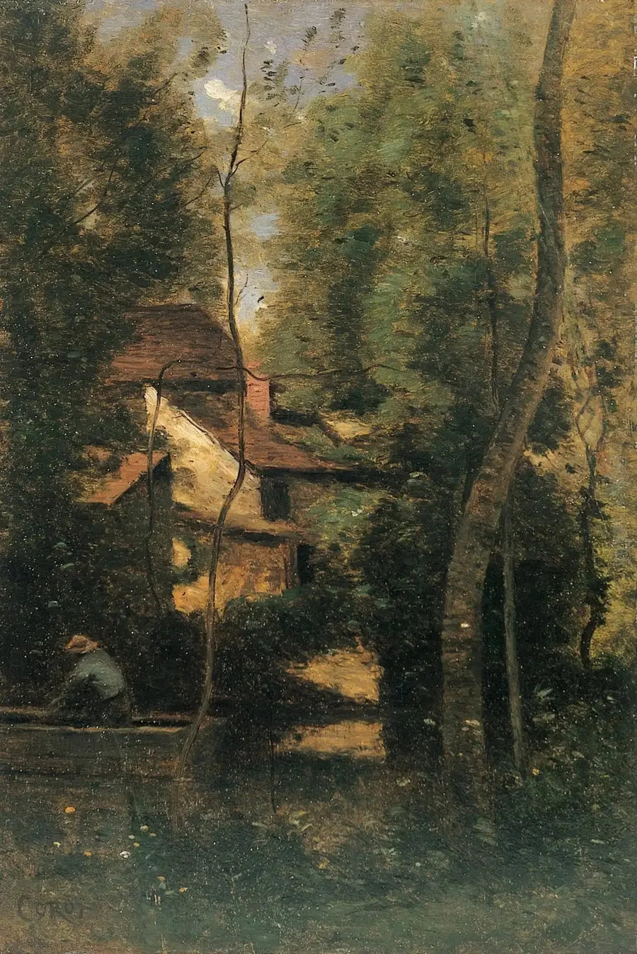 Mothois (Oise) nära Gournay-en-Bray - Jean-Baptiste Camille Corot