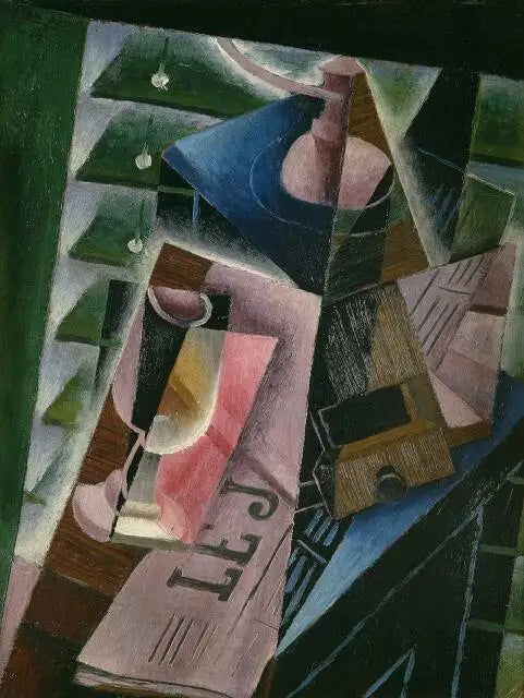 Kaffekvarn och glas - Juan Gris