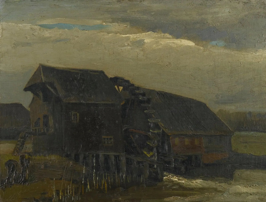 Vattenkvarn i Opwetten - Vincent van Gogh