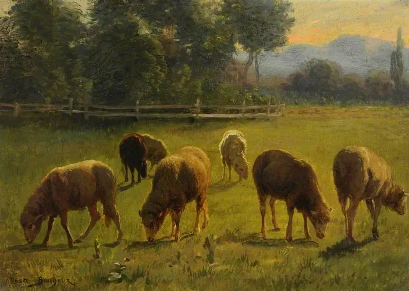 Får i ett landskap - Rosa Bonheur
