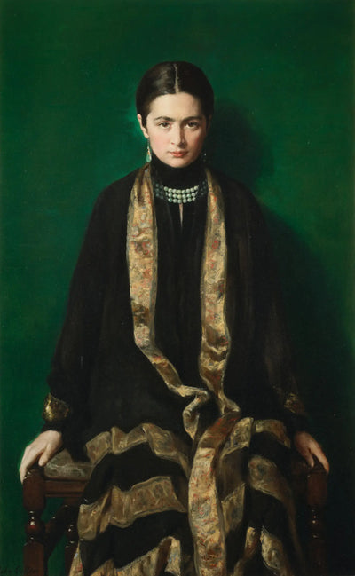 Reproduction du tableau « Mrs Dalahaye - John Collier » par Alpha Reproduction en peinture à l’huile
