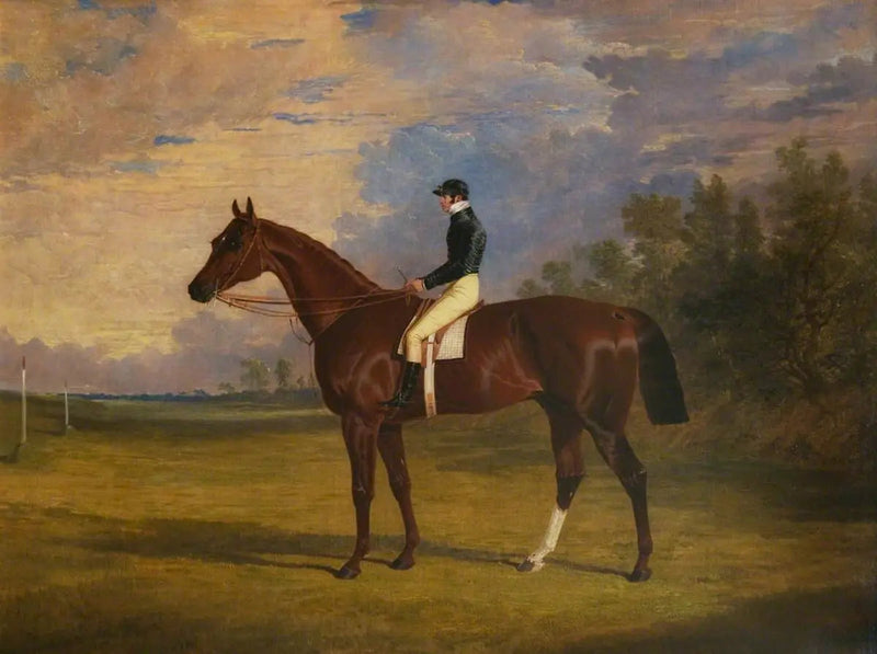 Mundig', vinnare av Derby, 1835 - John Frederick Herring, Sr.