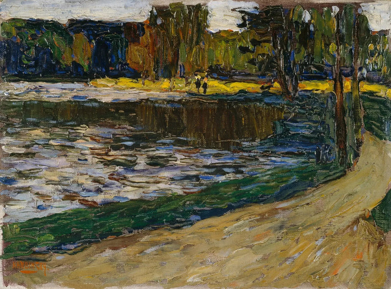 München - Engelsk trädgård - Vassily Kandinsky