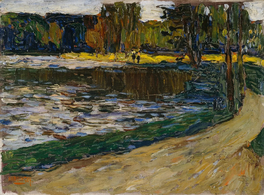München - Engelsk trädgård - Vassily Kandinsky