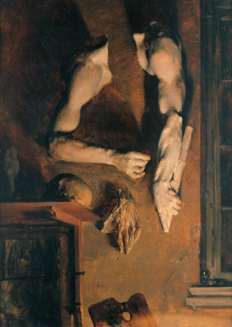 Ateljévägg - Adolph von Menzel