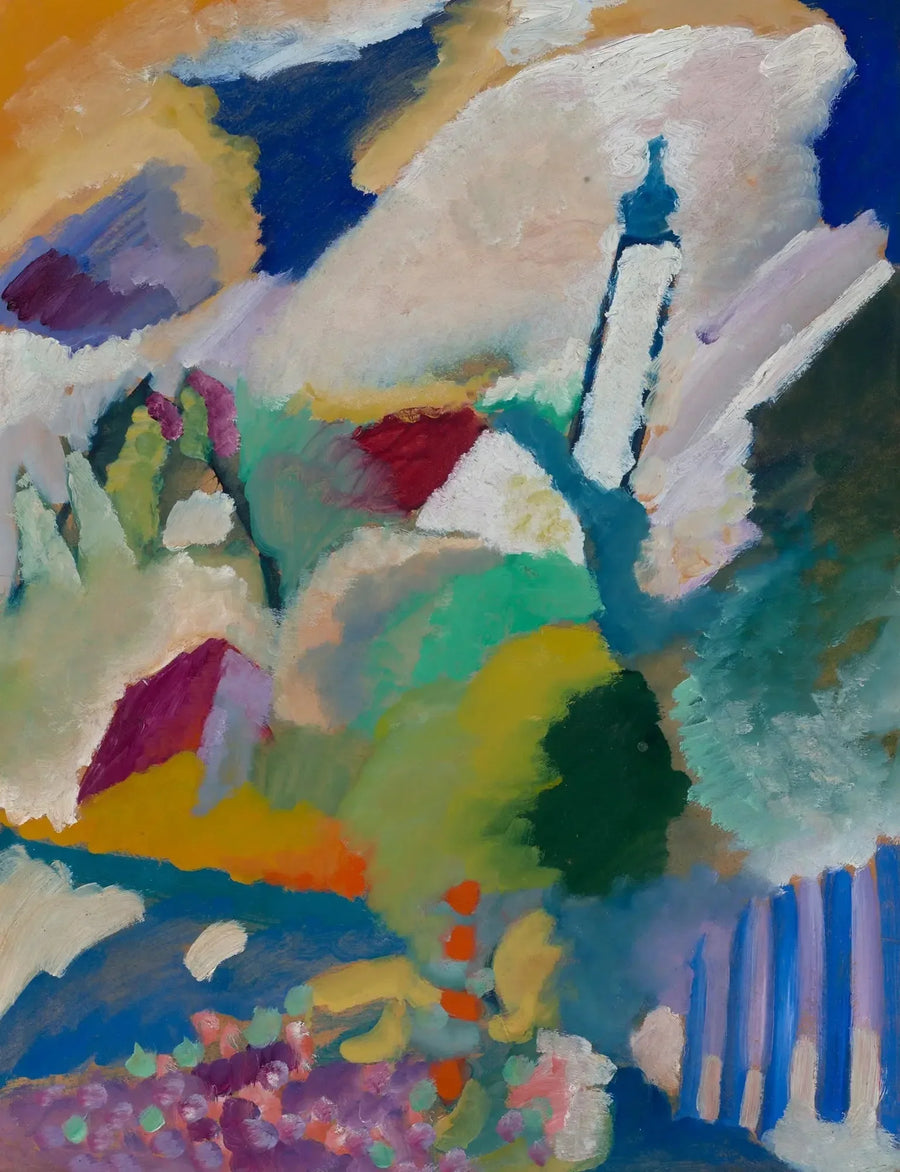 Murnau med kyrkan I - Vassily Kandinsky