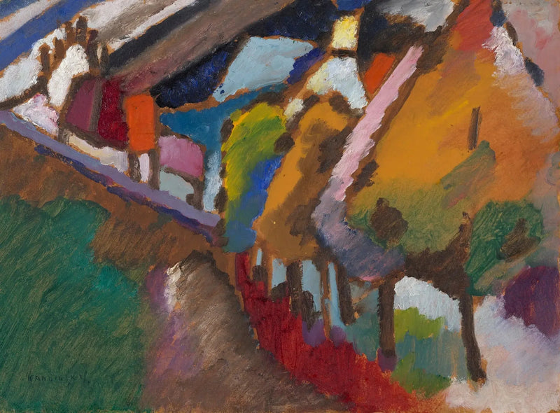 Murnau - Slott och kyrka - Vassily Kandinsky
