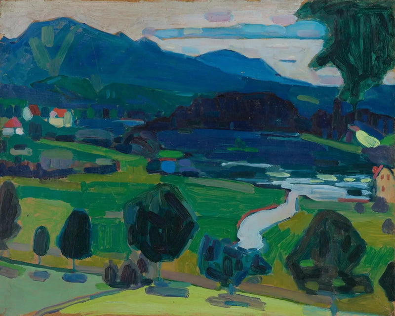 Murnau - Utsikt över Staffelsee - Vassily Kandinsky