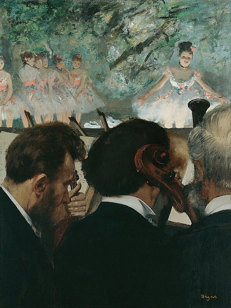 Musikanter i orkestern - Edgar Degas
