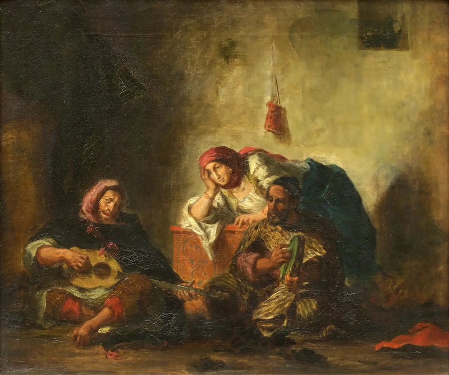 Judiska musiker från Mogador - Eugène Delacroix