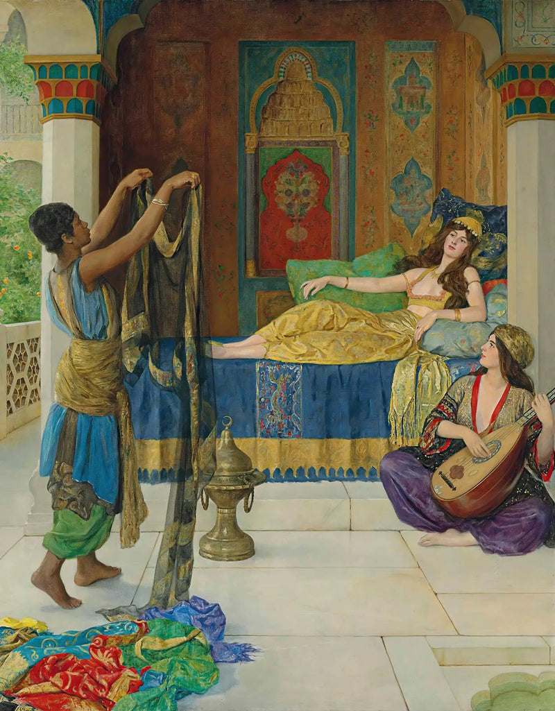 Myrrha, Aloë och Kassiaträd - John Collier