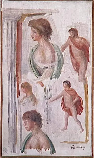 Mytologi, karaktärer från antik tragedi - Pierre-Auguste Renoir
