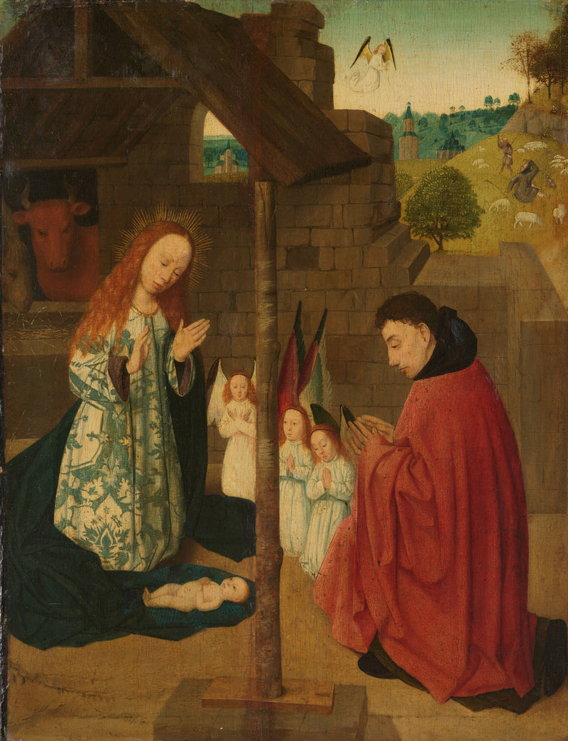 La naissance du Christ - Maïtre du diptyque de Brunswick
