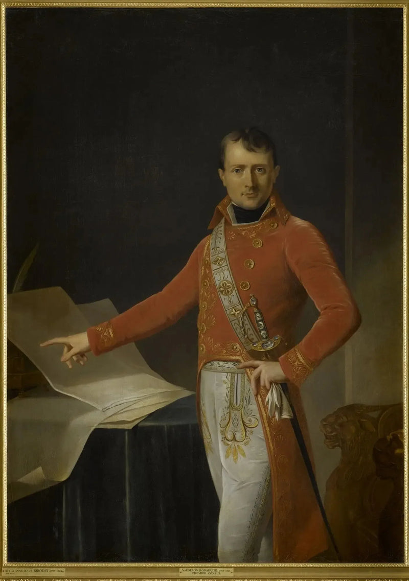 Napoleon Bonaparte som Första Konsuln - Anne-Louis Girodet