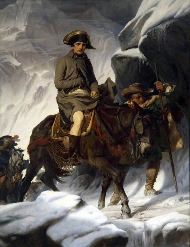Napoleon över Alpes - Paul Delaroche