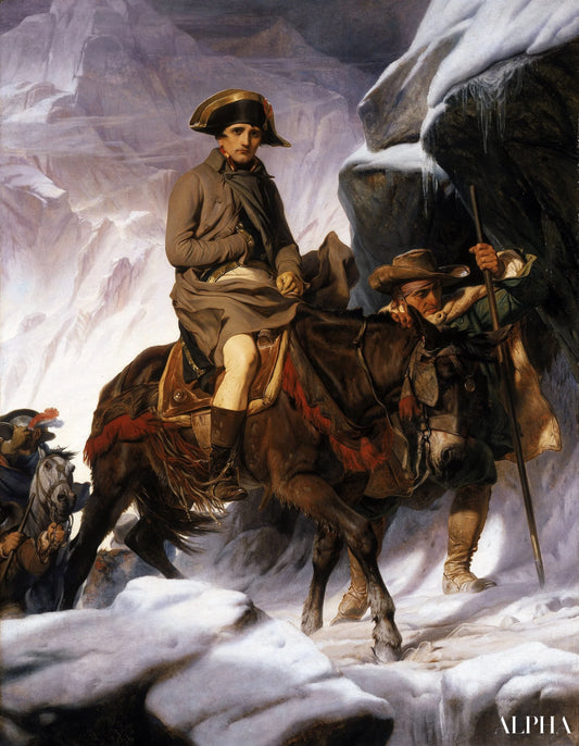 Napoléon traversant les Alpes - Paul Delaroche - Reproductions de tableaux et peintures haut de gamme