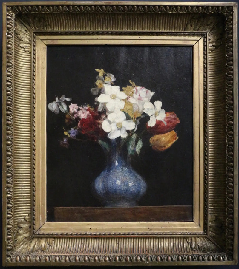 Narcisser och tulpaner - Henri Fantin-Latour