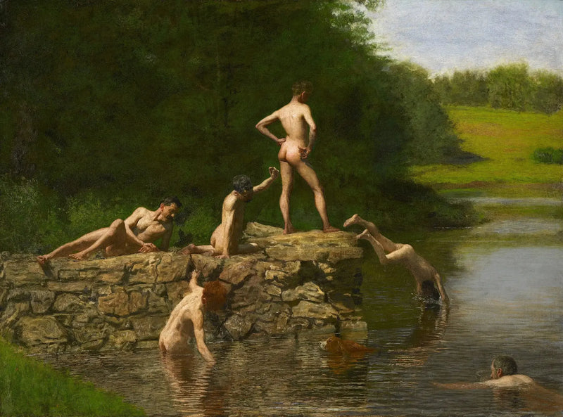 Simning - Thomas Eakins