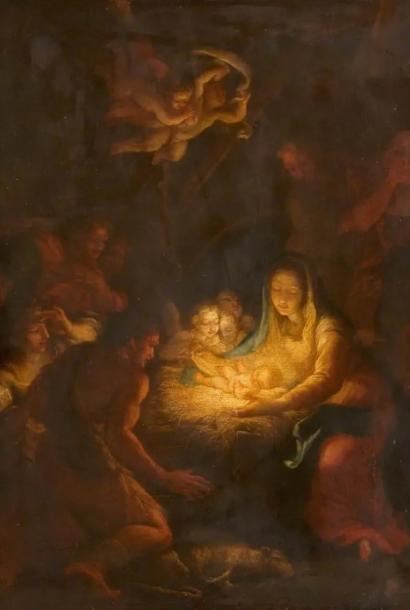 Jungfrufödelsen - Antonio da Correggio