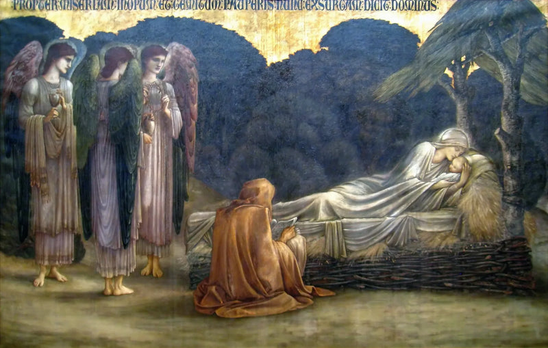 Jungfrufödelsen - Edward Burne-Jones