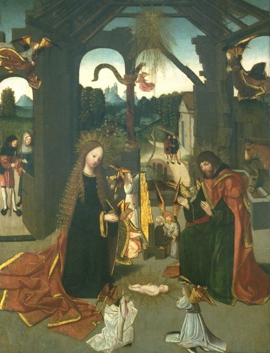 Jungfrufödelse - Geertgen tot Sint Jans