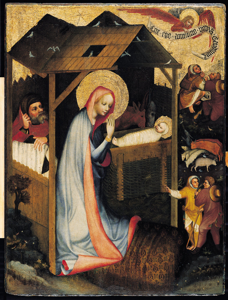 Jungfrufödelse - Master of the Třeboň Altarpiece