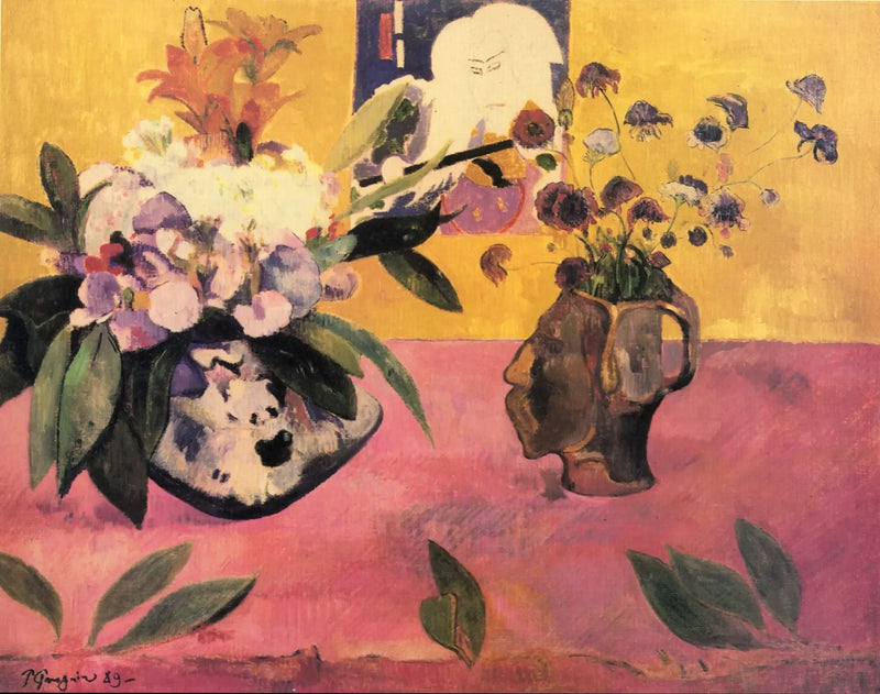 Stilleben med japansk grafik - Paul Gauguin