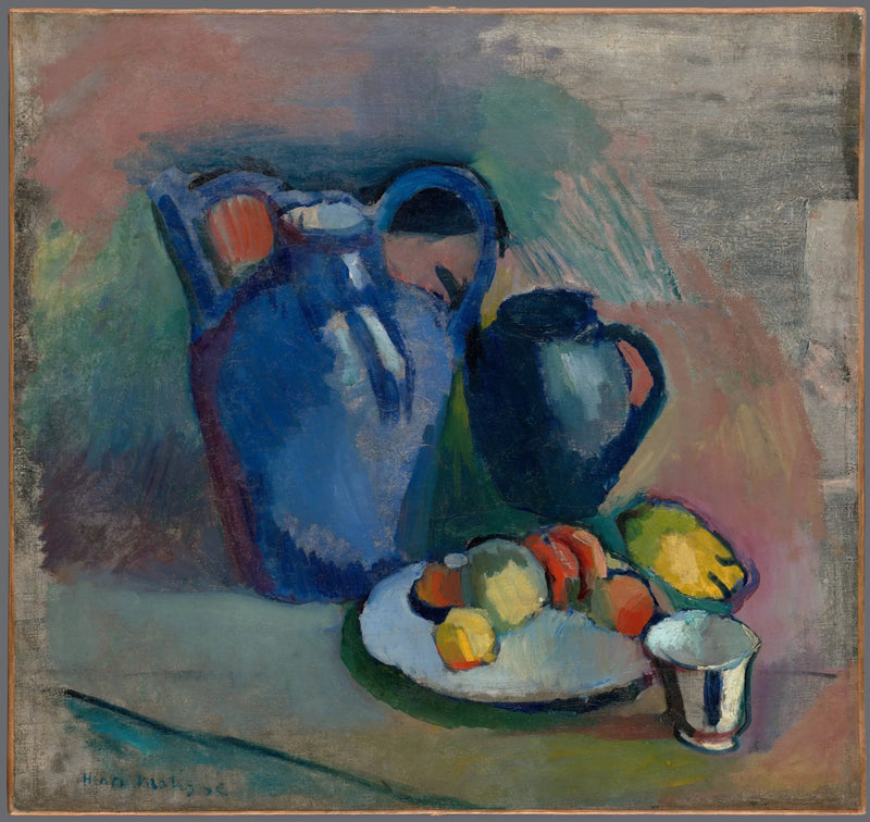 Stilleben med den blå kannan - Henri Matisse