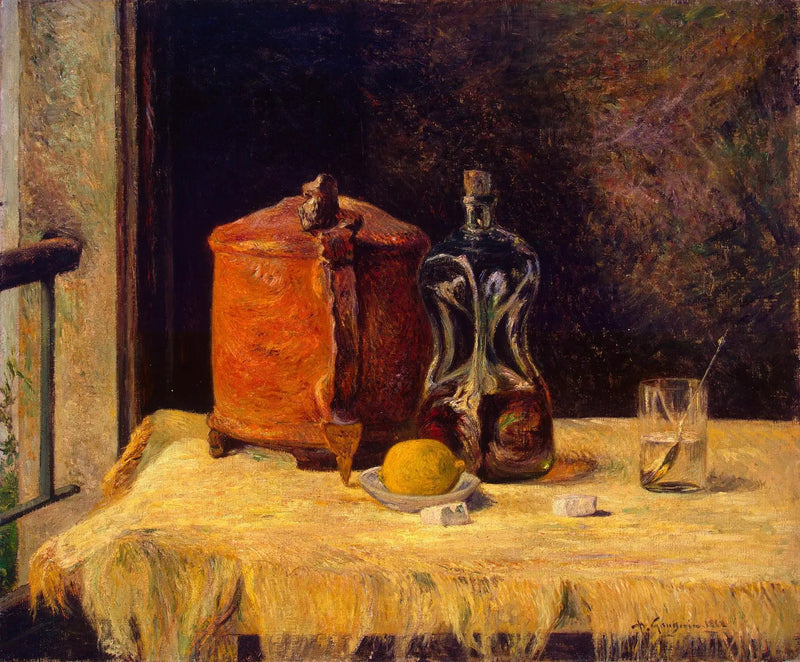 Stilleben vid fönstret - Paul Gauguin