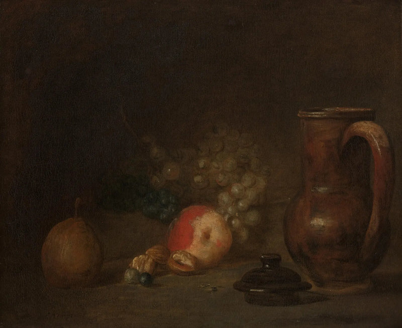 Stillleben med en lerkruka - Jean Simeón Chardin