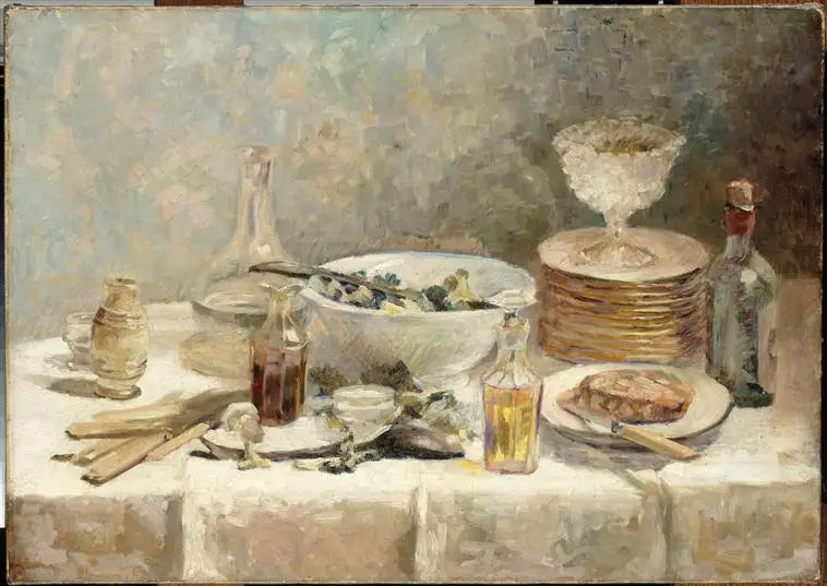 Stillleben med sallad - Édouard Vuillard