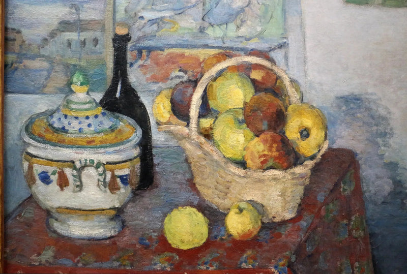 Stilleben med soppskål - Paul Cézanne