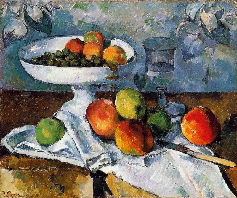 Stilleben med fruktskål - Paul Cézanne