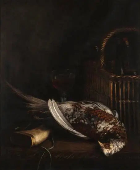 Stilleben med fasan - Claude Monet