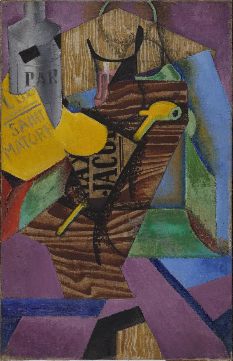 Död natur med bok - Juan Gris