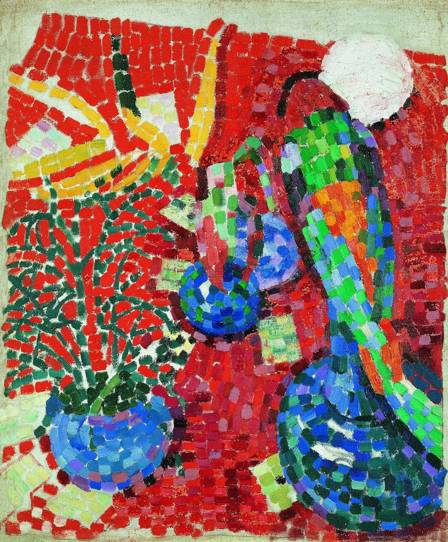Stilleben med papegoja - Robert Delaunay