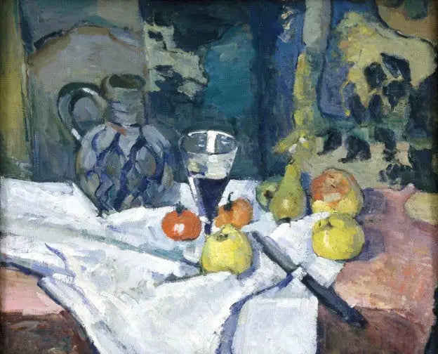 Stilleben med stengodskrus - Paul Cézanne