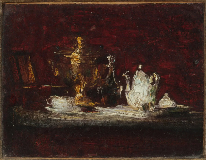 Död natur med samovar - Henri Fantin-Latour