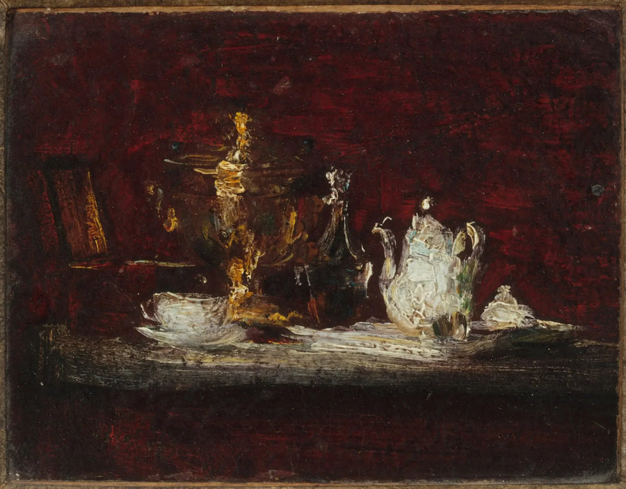 Död natur med samovar - Henri Fantin-Latour