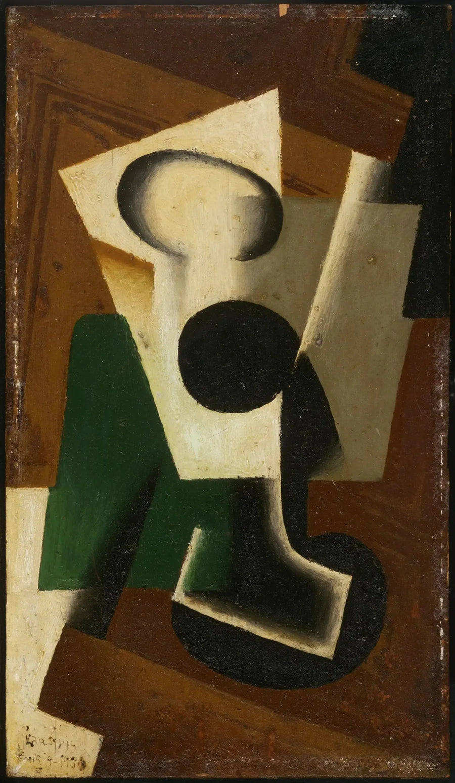 Död natur med glas - Juan Gris